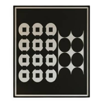 Victor Vasarely d'après œuvre copusculaire