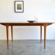 Dining table by McIntosh with an extension of 147cm.
