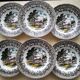 6 deep plates Staffordshire Country Style model