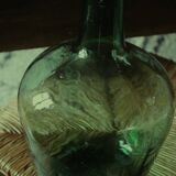 Bonbonne Dame Jeanne Collection Viresa en verre vert