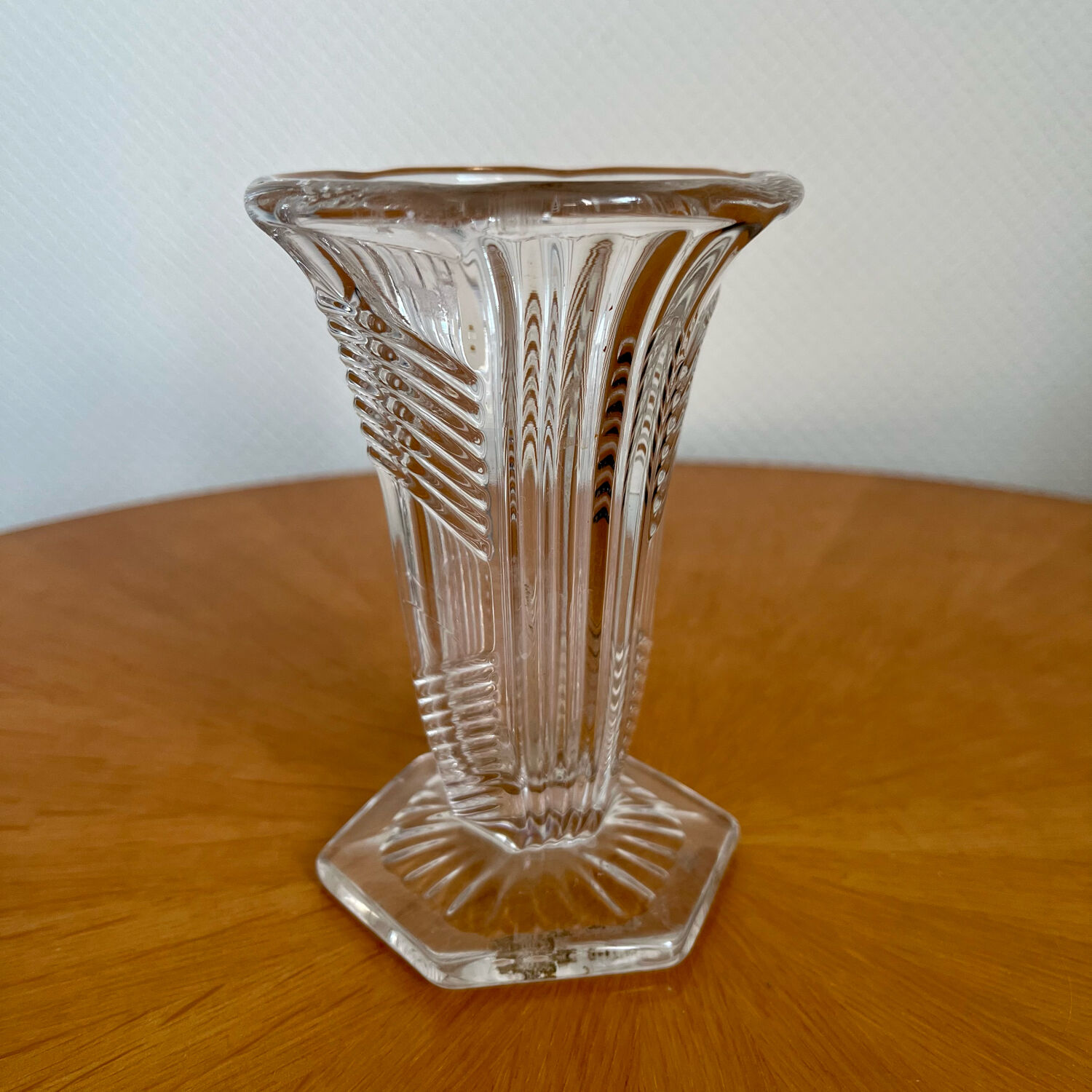 Vase Art Déco en verre