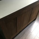 Large Parisian buffet gray putty