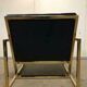 Fauteuil velours & or monoplace