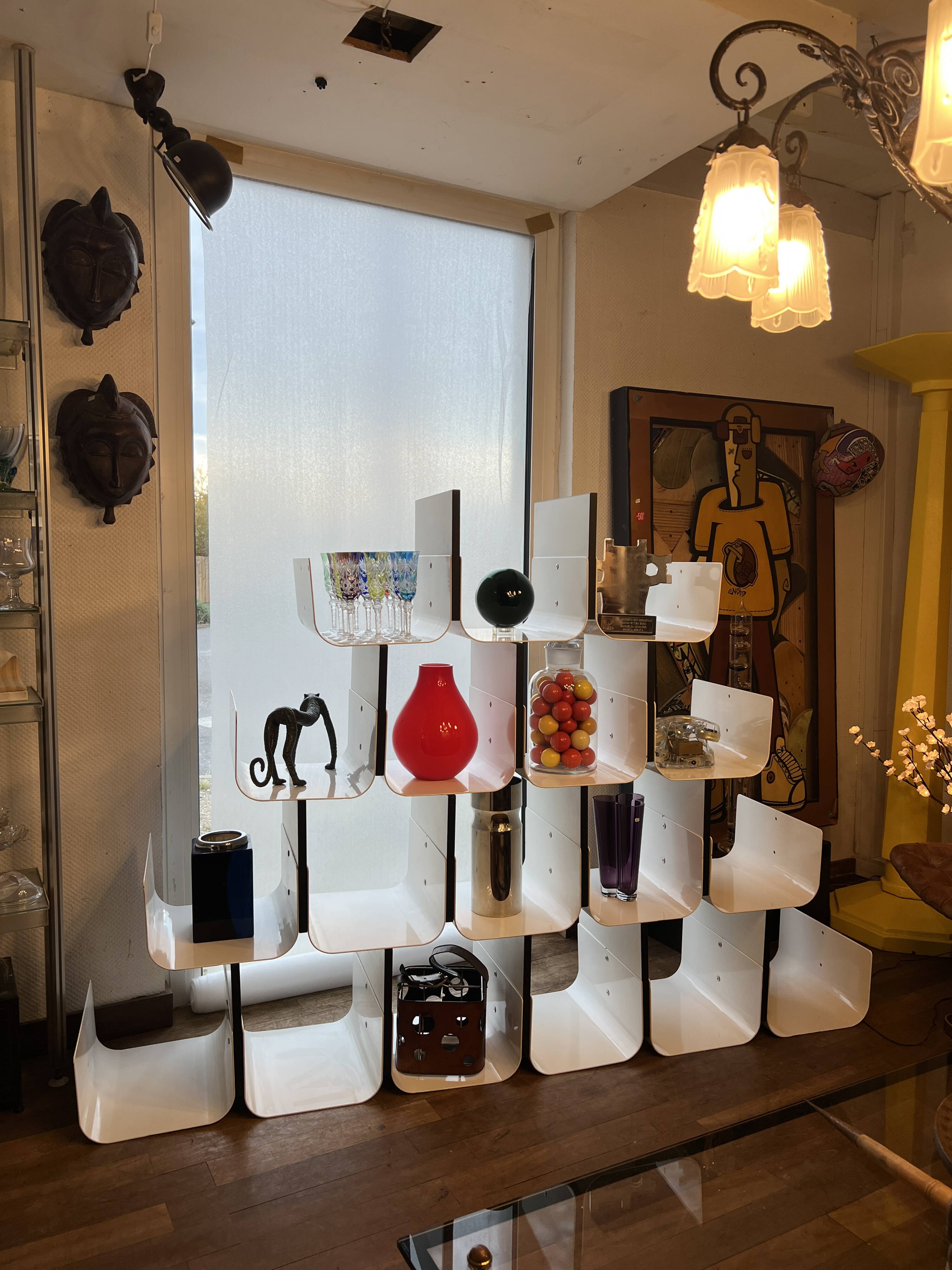 Étagère modulable style “Élysée” de Pierre Paulin