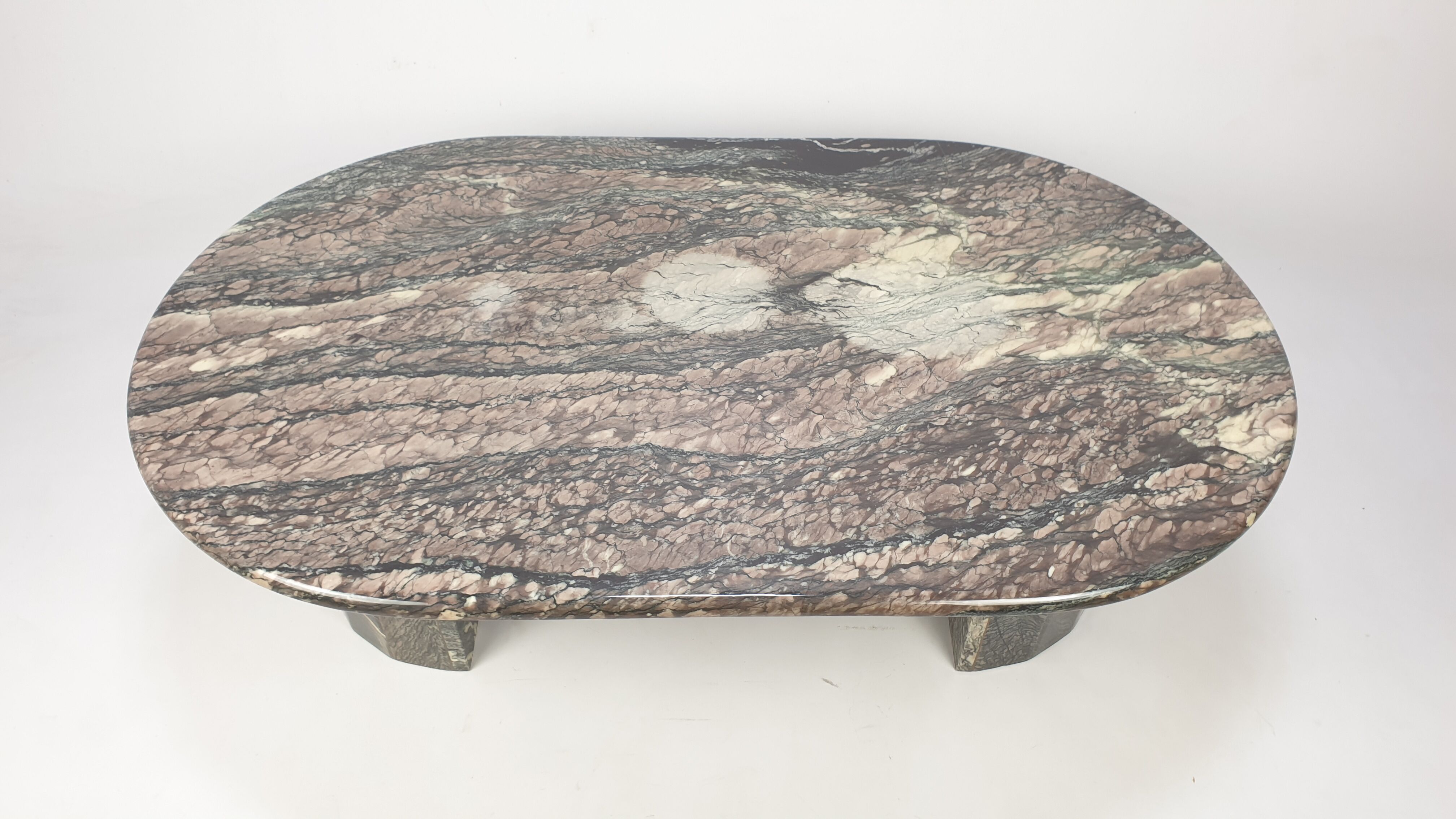 Midcentury Italian Marble Coffee Table 1989