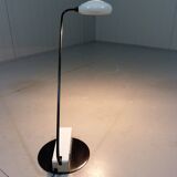 Italian desk lamp in white & black, 1980’s