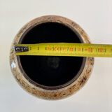 Marbled effect vase in Lunéville earthenware