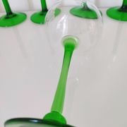 Set de 8 verres à vin cristal La Rochère et verre