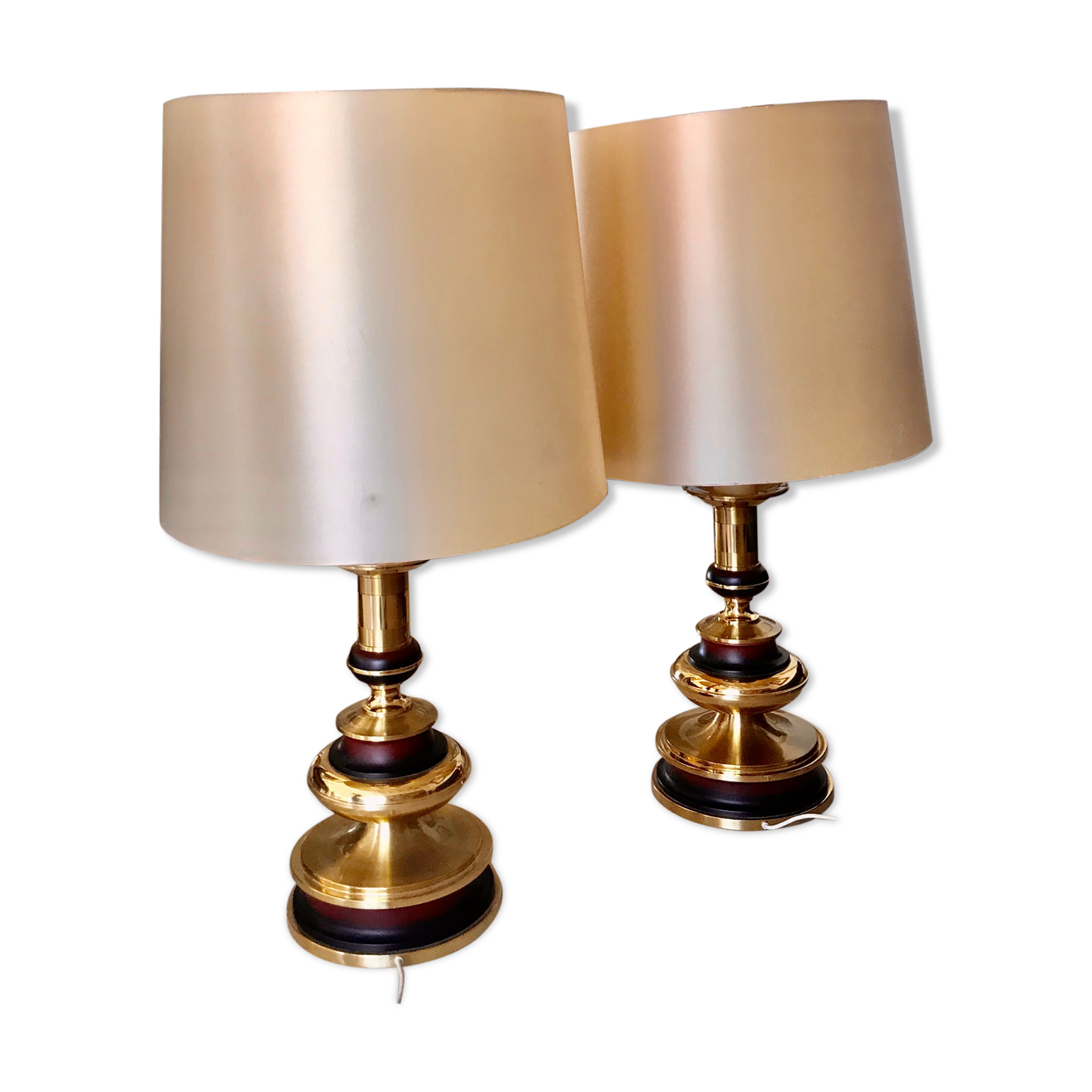 Pair of METAL XXL lamps