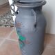 Large old farm milk pot