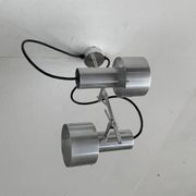 Mid-century minimalist double chandeliers FA2 by Peter Nelson for Architectural Lighting Company, England, 1960s, set of 2.