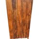 Grande vitrine / vaisselier en bois exotique. 175 cm. Deco vintage