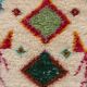 Handwoven coloured wool rug, 190 x 90 cm - R320