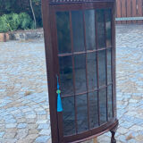 Magnificent 19th century English mahogany corner cabinet