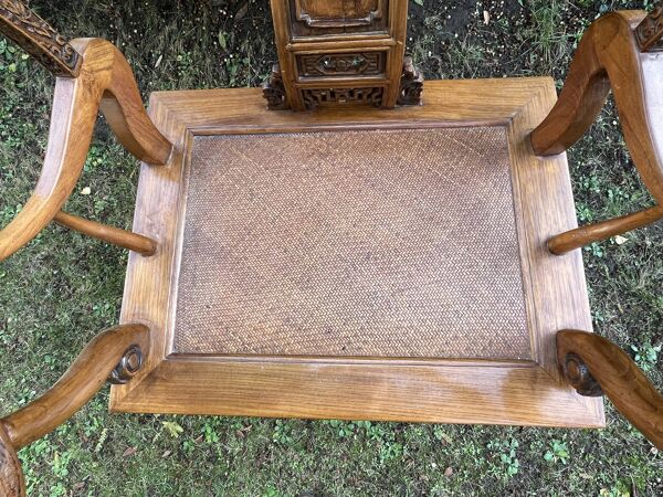 Fauteuil chinois - fer à cheval - Très bon état