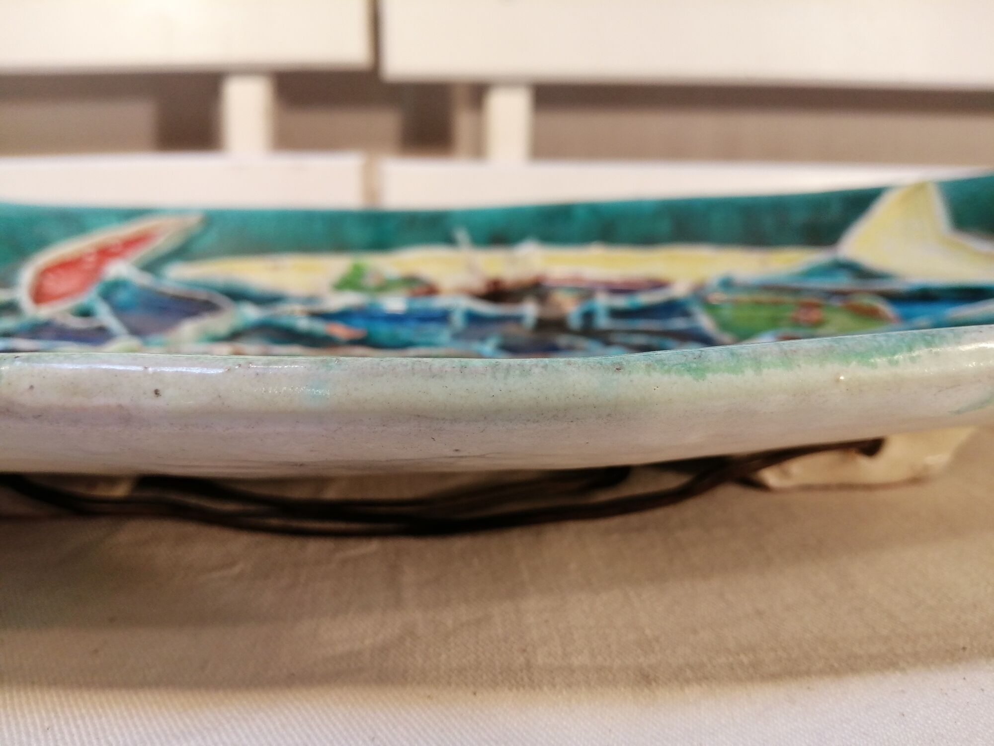 Vintage ceramic dish "San Polo" - 50s