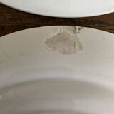 Iron earth dessert plates Moulins des loups Violetta