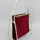 1950s Brass and Fabric Magazine Stand, Italy