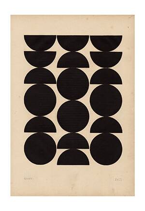 Set of 8 original works on paper - signed Eawy