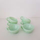 Lot de 6 Tasses à café vert d'eau vintage