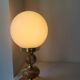 Onyx and opaline lamp