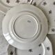 Set of 4 flat plates Céranord Saint-Amand 50s