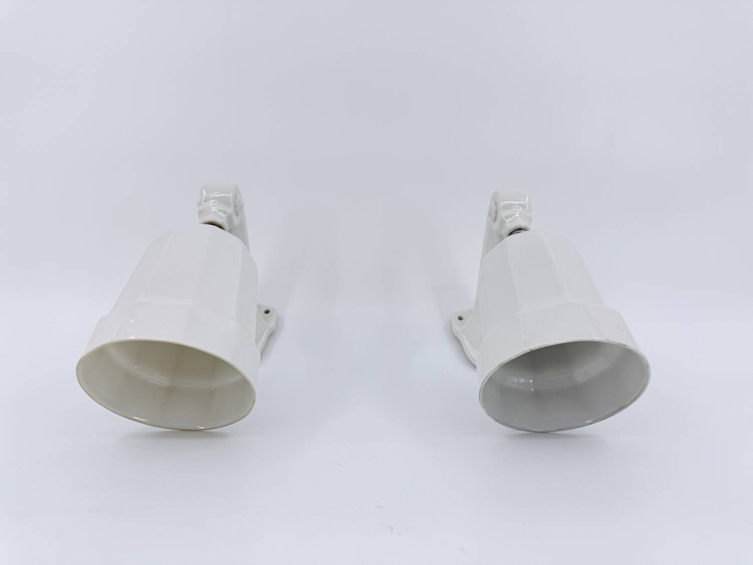 Art Deco porcelain wall lights
