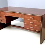 Wooden Desk by Osvaldo Borsani for Arredamenti Borsani Varedo, Italy