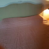 Linen headboard