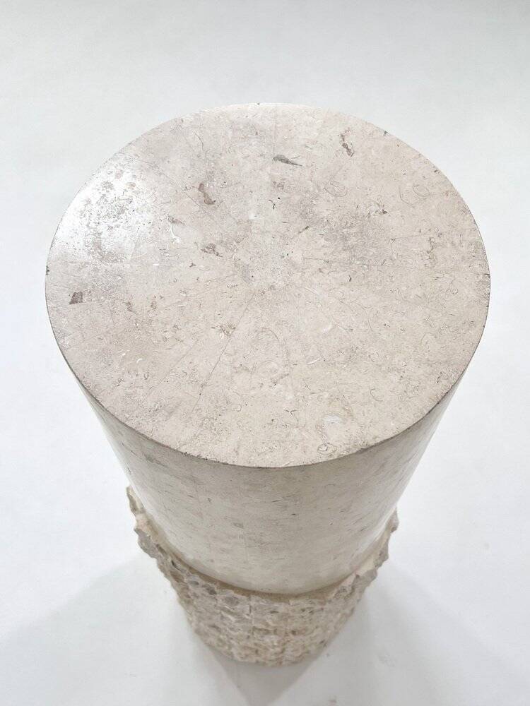 Stone marquetry column