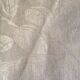 Square linen tablecloth marked RA