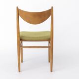 Set of 5 Vintage Dining Chairs, 1960s Germany, Wenzel, Beech Wood