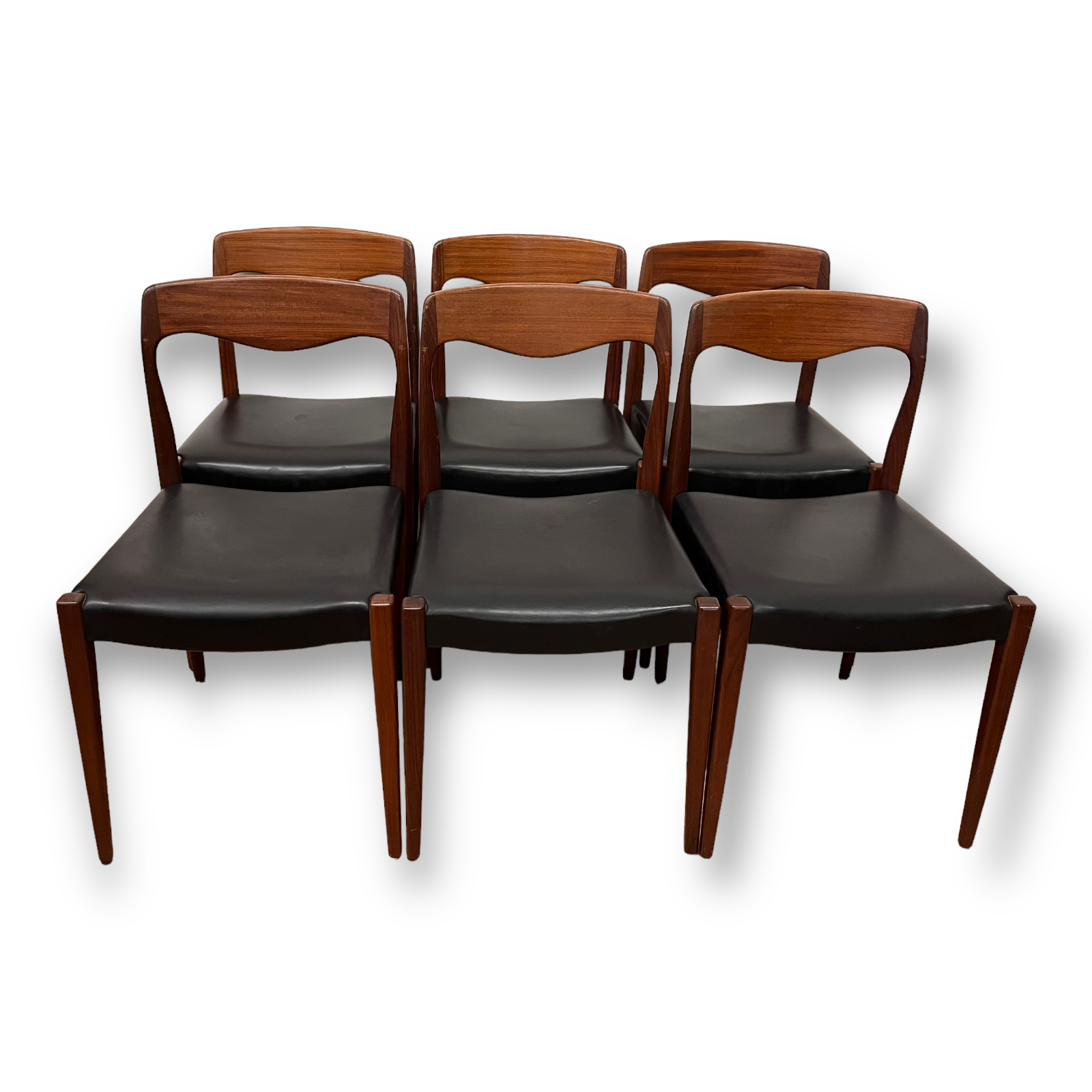 6 vintage lounge chairs