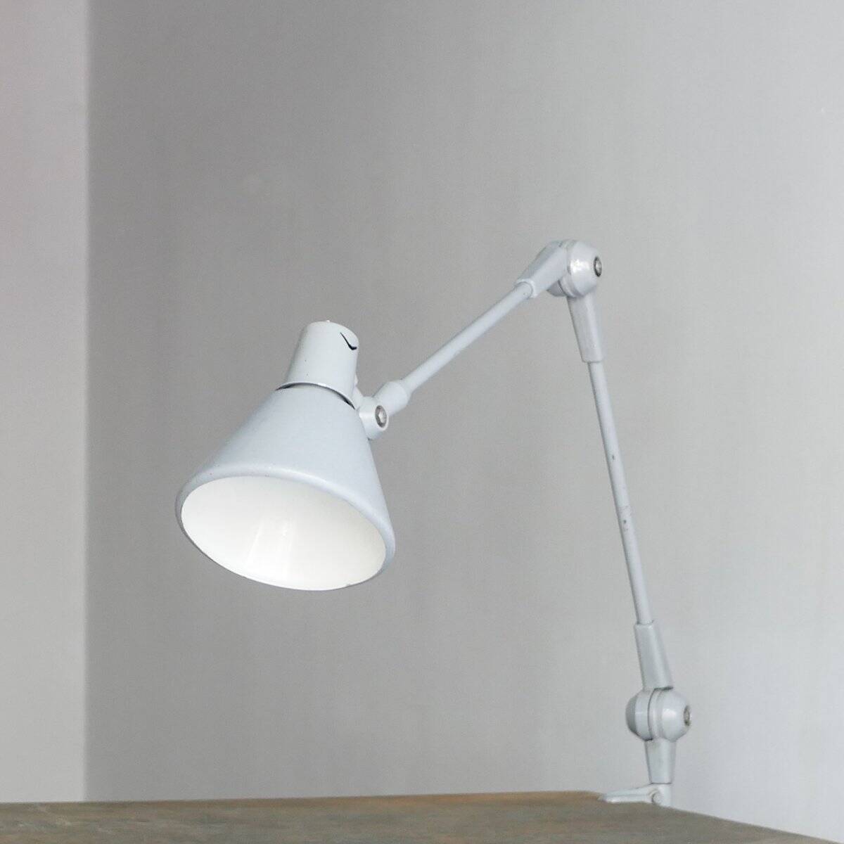 Aure table lamp industrielle de Stilnovo, Italie, 1962