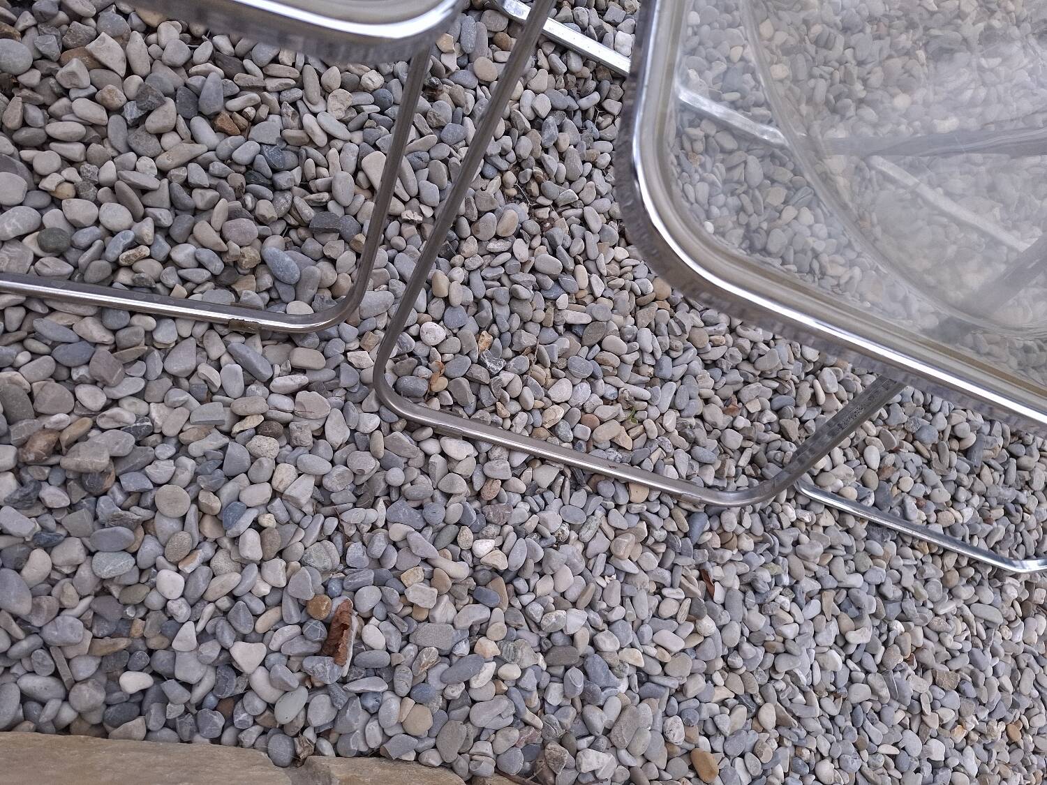 5 vintage 70'S chairs + Giancarlo Piretti Castelli support