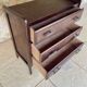 Commode de style Art Deco en noyer, circa 1950
