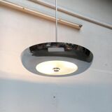 Mid-century Art Deco glass pendant light