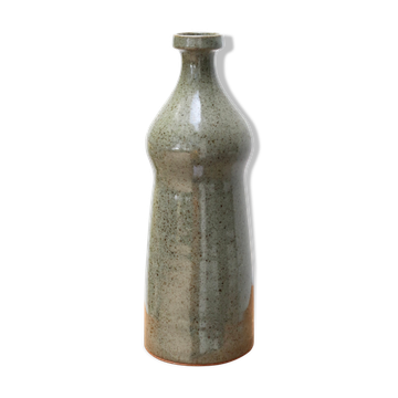 Vase bouteille en grès, années 70