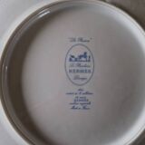 Limoges porcelain for Hermès, Paris - Set of 3 flat plates - Les Pivoines