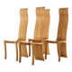MK10620 Kragenæs solid ash dining chair by Walther Nielsen, Set of 4