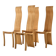 MK10620 Kragenæs solid ash dining chair by Walther Nielsen, Set of 4