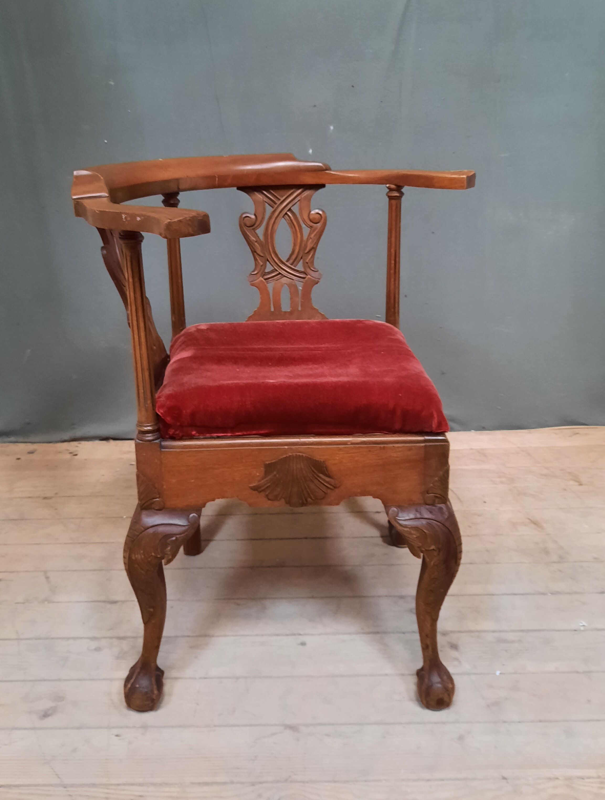 Fauteuil de coin de style anglais