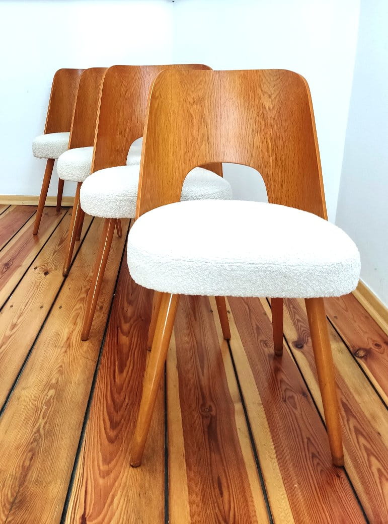 Set of Four Chairs by O. Haerdtl for TON, Czechoslovakia, 1960s