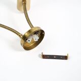 Italian wall lamp double flexible 1950