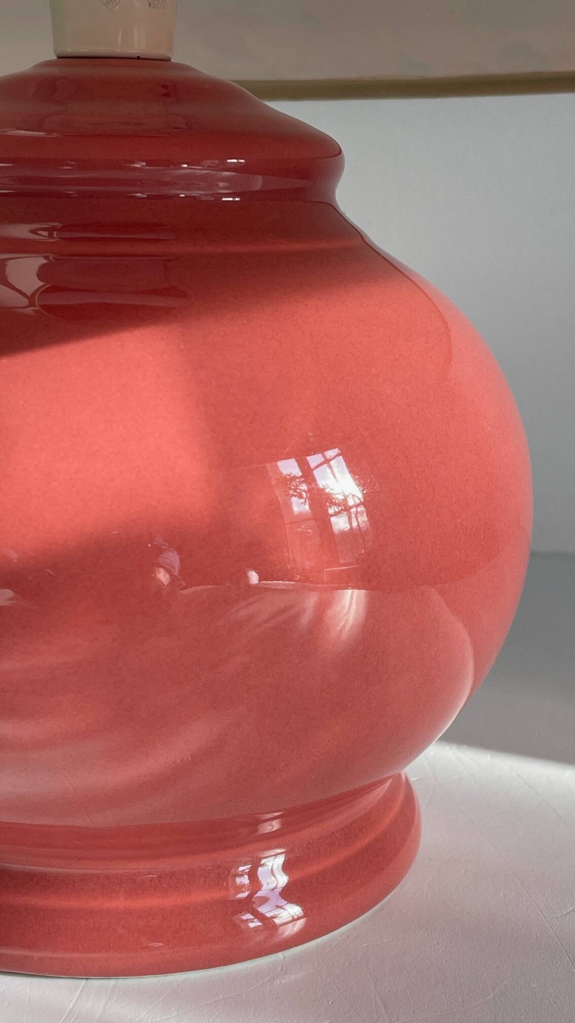 VINTAGE Leopard Ceramic LAMP