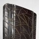 Art Deco fire screen in tin, 1940s