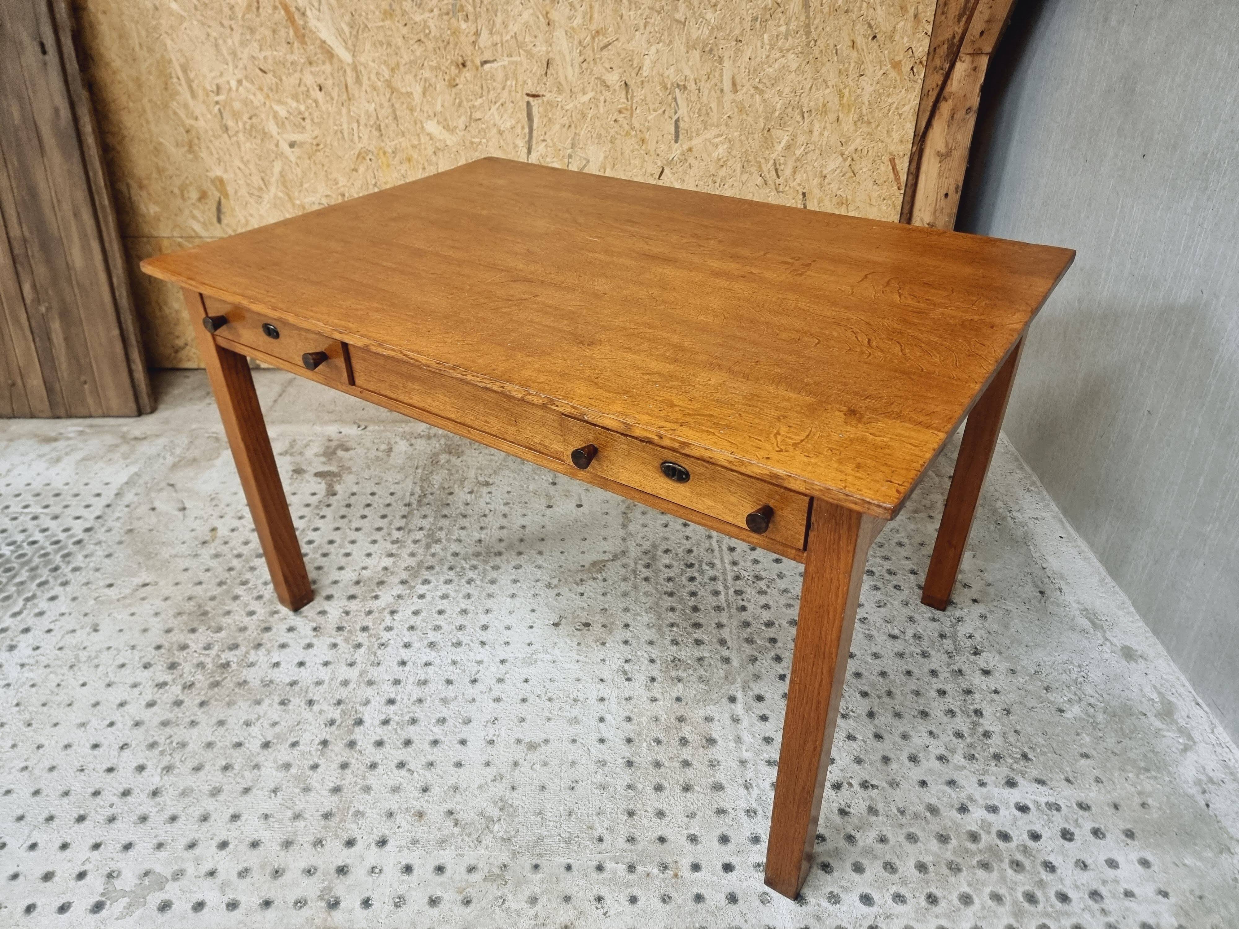 Antique table dining table Hague School oak