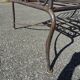 Banc de jardin en fer forgé