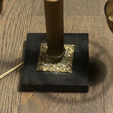 Double lamp fixture in brass, neo-classical style from the 1950s.