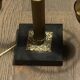 Double lamp fixture in brass, neo-classical style from the 1950s.